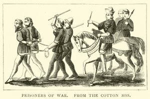 Prisonniers de guerre, des manuscrits de Cotton - English School