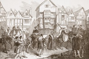 Procession de Wolsey à Westminster Hall, illustration de L