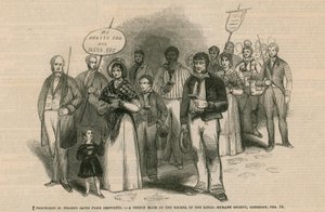 Procession de personnes sauvées de la noyade - English School