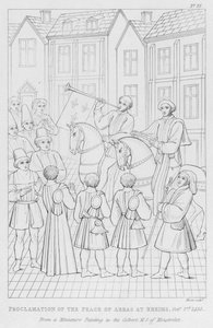 Proclamation de la paix d