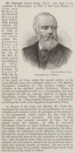 Professeur R S Poole (gravure)
