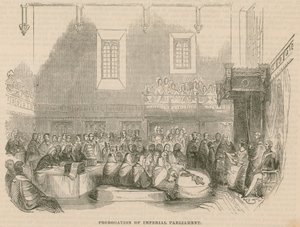 Prorogation du Parlement impérial - English School