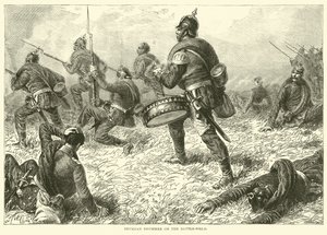 Tambour prussien sur le champ de bataille, septembre 1870 - English School