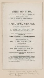 Psaumes et hymnes à chanter à la chapelle épiscopale