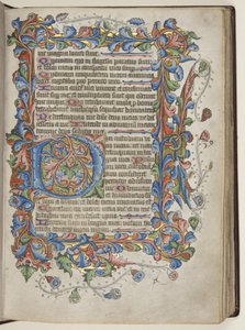 Psautier avec calendrier Sarum, vers 1425-75 - English School