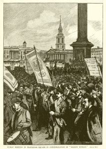 Réunion Publique à Trafalgar Square en Commémoration du Dimanche Sanglant
