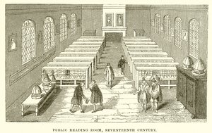 Salle de lecture publique, XVIIe siècle