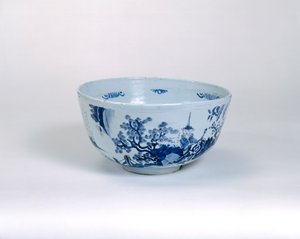 Bol à punch, peut-être fabriqué à Brislington, vers 1675-1700 - English School