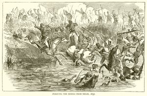 Poursuite des rebelles de Delhi, 1857 - English School