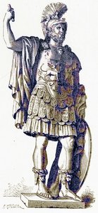 Pyrrhus, illustration de History of Rome par Victor Duruy, publiée en 1884 - English School