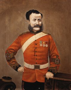 Quartier-maître sergent H. Crisp, division de la milice de Portsmouth, ingénieurs royaux, 1894 - English School