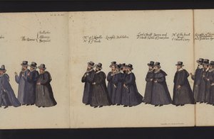 Procession funéraire de la reine Elizabeth I