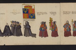 Procession funéraire de la reine Elizabeth I