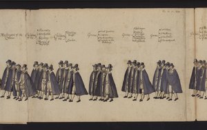 Procession funéraire de la reine Elizabeth I