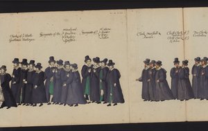 Procession funéraire de la reine Elizabeth I