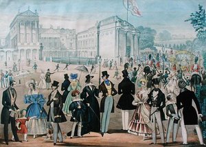 La Reine Victoria revenant de la Chambre des Lords