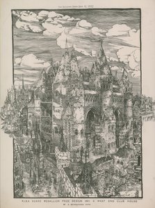 RIBA Soane Medallion prix design 1882 - Une maison de club du West End par A Beresford Pite