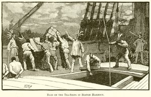 Raid sur les navires de thé dans le port de Boston - English School