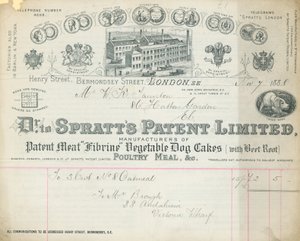 Reçu pour Dr Spratts Patent Limited - English School