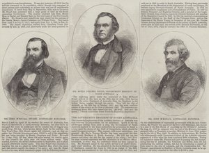 Explorateurs australiens récents (gravure) - English School