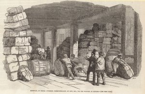 Réception, par Messieurs Cuthbert, Paternoster Row, de pansements, etc., pour les blessés à Scutari - English School
