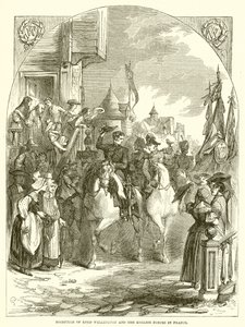 Réception de Lord Wellington et des forces anglaises en France - English School