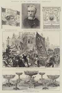 Réception de M. John Bright à Birmingham - English School