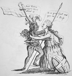 Réconciliation entre Britannia et sa fille Amérique