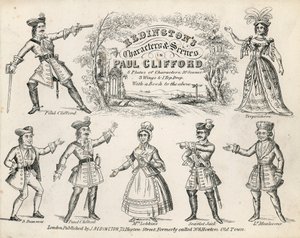 Personnages et Scènes de Redington dans Paul Clifford - English School