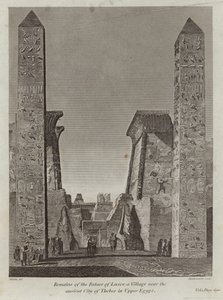 Vestiges du palais de Louxor