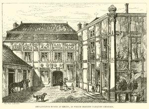 Maison Renaissance à Reims, où résidait Madame Clicquot