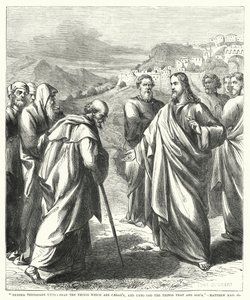Rendez donc à César ce qui est à César, et à Dieu ce qui est à Dieu, Matthieu XXII, 21 - English School