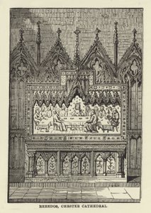 Reredos, cathédrale de Chester - English School
