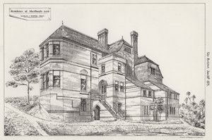 Résidence à Shortlands, Kent (gravure) - English School