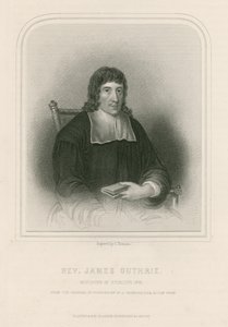 Rév. James Guthrie, ministre de Stirling, 1661 - English School
