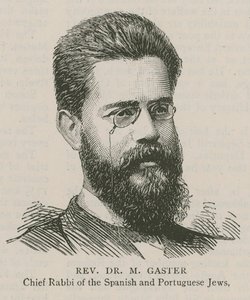 Révérend Dr M Gaster, Grand Rabbin des Juifs Espagnols et Portugais