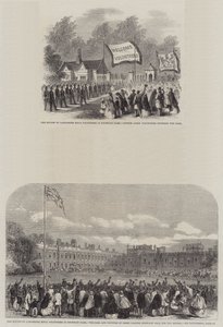 Revue des volontaires du Lancashire à Knowsley Park - English School