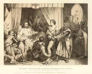 Richard Cœur de Lion pardonnant Bertrand de Gurdun
