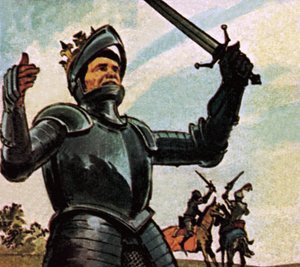 Richard III à la bataille de Bosworth