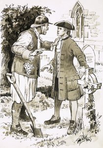 Richard Larkin rencontre un fossoyeur - English School