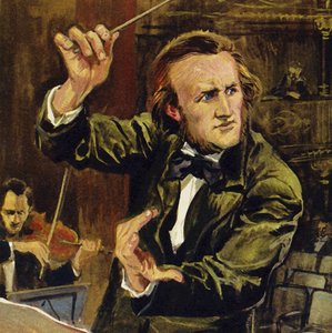 Richard Wagner est né à Leipzig en 1813 - English School