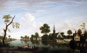 Vue de la rivière près de Norwich