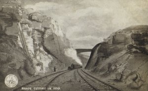Découpe de Roade en 1839 - English School