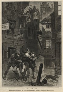 Vol avec violence dans les voies publiques de Londres