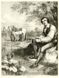 Robert Burns (gravure) - English School