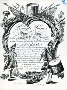 Robert Horne, fabricant de tambours (gravure)