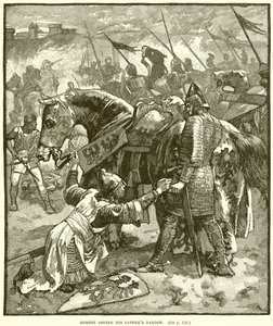 Robert demandant pardon à son père - English School
