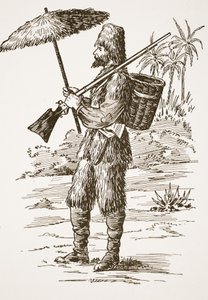 Robinson Crusoé, illustration de L