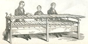Musique rock. Démonstration à Bond Street en 1842 - English School