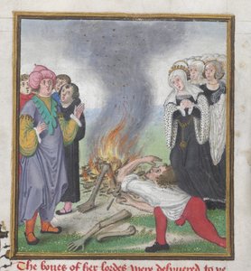 Thésée brûlant les corps des Athéniens tués par le roi Créon de Thèbes, du 